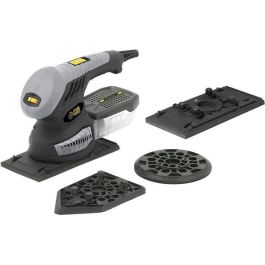 Fartools MPS200 Lijadora Multifunción 200W con Placas Intercambiables (Orbital, Delta, Vibratoria), Abrasivos y Colector Polvo