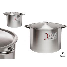 Kinvara Olla Aluminio 40 L 53x41.5x30 cm + Tapa 43x43x4 cm Plata (Set de 2) Precio: 118.49999964. SKU: S3602023