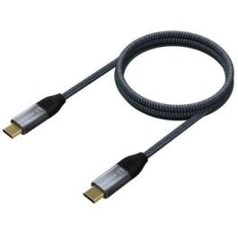 AISENS A107-0672 Cable USB C a USB C USB4 Gen 2x2, 20Gbps, 100W Power Delivery, Video 8K, Thunderbolt 3, 1.5m Gris