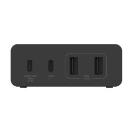 Belkin WCH010VFBK Cargador USB-C de 108W con 2 Puertos USB-C y 2 Puertos USB-A para Múltiples Dispositivos