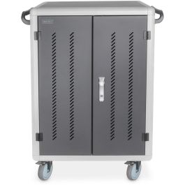 Digitus Armario de Carga Móvil para 30 Notebooks/Tablets hasta 15.6'' con USB-A, Desinfección UV-C y Ventilador Negro