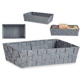 Cesta de Tela Kipit Gris 34x21x8.5 cm - 3.8 litros (18 Unidades) Precio: 49.50000011. SKU: B16EAFMRZR