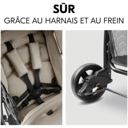 Hauck Cochecito SPORT HAU4007923171615 Plegable y Reclinable con Capota y 4 Ruedas - Azul