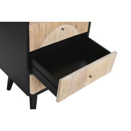Chifonier Moderno DKD Home Decor Negro Natural 35 x 100 x 48.3 cm Chifonier Moderno DKD Home Decor Negro Natural 35 x 100 x 48.3 cm
