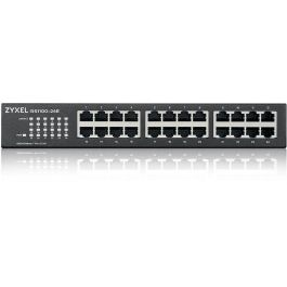 Zyxel GS1100-24E V3 RM Switch Ethernet no gestionado de 24 puertos