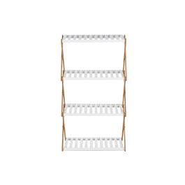 Estanteria Basicos DKD Home Decor Blanco Natural 29 x 89.5 x 50.5 cm (2 Unidades)