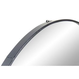 DKD Home Decor Espejo Industrial Home Loft Negro Marron 8 x 58 x 61 cm