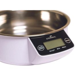 Eyenimal EYE3700192303961 Comedero para mascotas KERBL con báscula integrada 1 L - Blanco