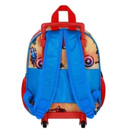 Karactermania Mochila 3D Los Vengadores Attack Infantil Pequeña con Ruedas 26 x 13 x 34 cm