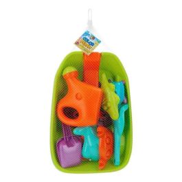 Color Baby Vagoneta de Playa 40 cm con Pala, Rastrillo, Regadera y 5 Moldes