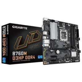 Gigabyte B760M D3HP DDR4 G10 Placa Base Compatible con CPUs Intel Core 14ª Gen, VRM Digital 4+1+1 Fases, DDR4 OC hasta 5333MHz, 2xPCIe 4.0 M.2, LAN GbE, USB 3.2 Gen1 Precio: 110.49999994. SKU: B12JVZNVSX
