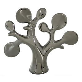 Figura Decorativa Alexandra House Living Cerámica Árbol Abstracto Plateado 8 x 26 x 23 cm Precio: 29.49999965. SKU: B1549DDXHF