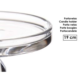 Candelabro Cristal Anillo S 19Cm Giftdecor (12 Unidades) Candelabro Cristal Anillo S 19Cm Giftdecor (12 Unidades)