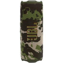 JBL JBLFLIP7SQUAD Altavoz Portátil Bluetooth Flip 7 Sonido Pro, AI Sound Boost, 35W, 16h Autonomía, IP68 Resistente Agua/Polvo, Camuflaje