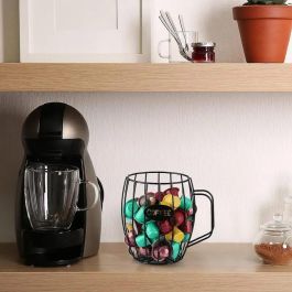Inde Organizador de Metal para Cápsulas de Café y Tazas Quttin, 13.5x12x18 cm (8 Unidades) Inde Organizador de Metal para Cápsulas de Café y Tazas Quttin, 13.5x12x18 cm (8 Unidades)