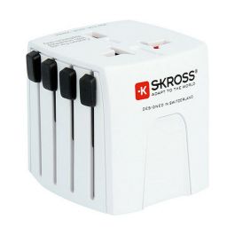 Adaptador de Enchufe Universal de Viaje Skross 1302180 Adaptador de Enchufe Universal de Viaje Skross 1302180