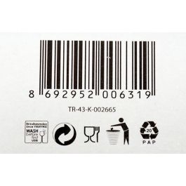 Lav Set de 6 Vasos para Agua de 295 cc Colección Liberty - Vasos de 6 x 6 x 13 cm (8 Cajas)