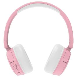 OTL TECHNOLOGIES Auriculares Inalámbricos Bluetooth Hello Kitty Rose Gold para Niños, Volumen Seguro 85/95dB, Plegables y Duraderos