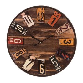 Reloj de Pared Multicolor Madera MDF 60 x 4,5 x 60 cm Precio: 31.99255488. SKU: B1B4TX4LCQ