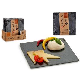 Pizarra Aperitivo Cuadrada 20x20 cm Kinvara - Negro (24 Unidades) Precio: 45.95000047. SKU: B19TR9DGW3