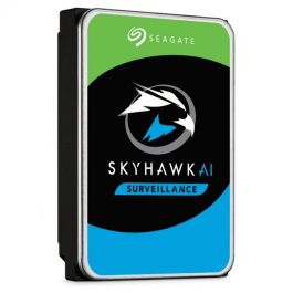 Seagate Surveillance HDD Skyhawk AI 3.5" 8TB - 7200 RPM, 256MB Buffer, para Sistemas de Vigilancia, ImagePerfect AI, RapidRebuild