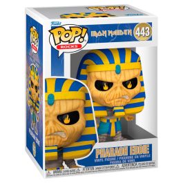 Funko POP Rocks Iron Maiden Pharoah Eddie - Figura de vinilo coleccionable de 9cm