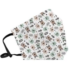 Mascarilla De Proteccion Reutilizable Fuli Pequeña Talla S Monsters Menta/Rosa Palido Precio: 6.59000001. SKU: B1565G44PC