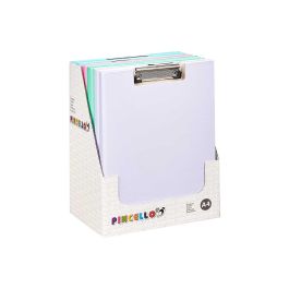Carpeta A4 Pincello Tapa Sujetahojas Color Pastel - 23x32x2.5cm (36 Unidades) Carpeta A4 Pincello Tapa Sujetahojas Color Pastel - 23x32x2.5cm (36 Unidades)