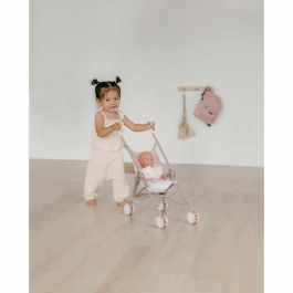 Smoby SMO220407 Cochecito de caña Baby Nurse para bebés de hasta 42cm