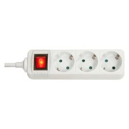 LINDY 73101 Regleta de Enchufe con Interruptor, Schuko Tipo F, 3 Tomas, Blanco, 3500W Precio: 40.98999993. SKU: B1DWGAPLH3