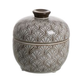 Caja Blanco-Marrón Porcelana Decoración 15 X 15 X 13 cm Precio: 41.2731. SKU: B18YNY38FK