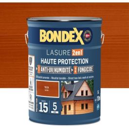 Tinte de alta protección 2 en 1 - Teca satinada - BONDEX - 5 L Precio: 80.50000046. SKU: B196YAZWAT