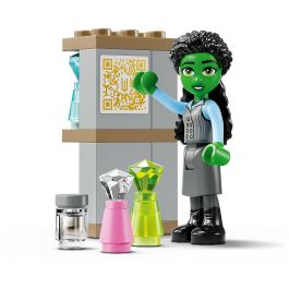 LEGO 75681 Glinda, Elphaba y Nessarose en Shiz University Set de Construcción de Fantasía, Edificio 2 plantas, Balcones, Sala Libros, Accesorios Oz +7 años