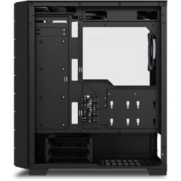 Sharkoon RGB HEX Caja PC Semitorre ATX con 6 Ventiladores ARGB Preinstalados, USB-C 3.2 Gen2, Cristal Templado, Negro