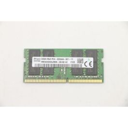 Lenovo DDR4 SODIMM memory module, 32GB capacity, 3200MHz speed, 260-pin interface, compatible with Lenovo laptops. Lenovo DDR4 SODIMM memory module, 32GB capacity, 3200MHz speed, 260-pin interface, compatible with Lenovo laptops.