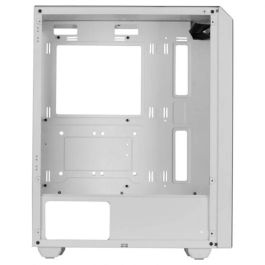 Mars Gaming Caja ATX MC-MAG Blanca con Cristal Templado y Ventiladores RGB, Midi Tower Gaming