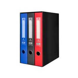 Liderpapel Módulo Archivador Folio 2 Anillas Mixtas 40mm Colores Surtidos