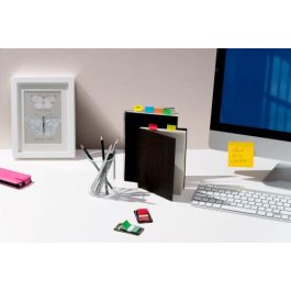 Post-it 680-4 Banderitas Separadoras Naranja Transparentes Escribibles Reutilizables 50 Unidades en Dispensador 25,4 x 43,1 mm