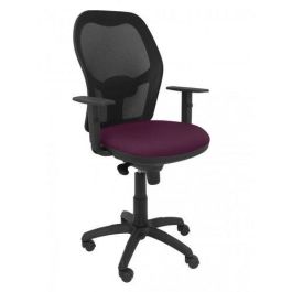 Silla Piqueras Y Crespo Jorquera Brazos Regulables Mecanismo Sincro Con Regulador De Tension Respaldo De Malla Negra Y Asiento Tapizado Bali Morado Precio: 319.50000027. SKU: S5702212