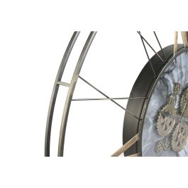 Reloj de Pared Home ESPRIT Blanco Dorado Metal 140 x 9 x 140 cm