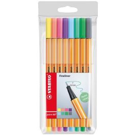 Rotulador Stabilo Punta De Fibra Point 88 Estuche De 8 Colores Surtidos Pastel Precio: 6.69000046. SKU: B163MXSDR3