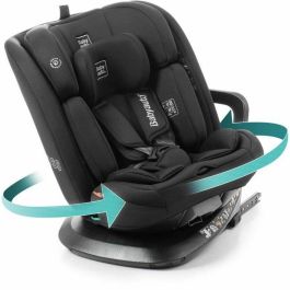 BABYAUTO BAB8435593704172 Silla de coche Across I-Size Isofix Giratoria Reclinable Grupo 0/1/2/3 (40-150 cm) con Reductor Negro