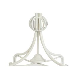 DKD Home Decor Mesita Auxiliar Tradicional Blanca de Metal Desmontable 81 x 81,5 x 81 cm DKD Home Decor Mesita Auxiliar Tradicional Blanca de Metal Desmontable 81 x 81,5 x 81 cm