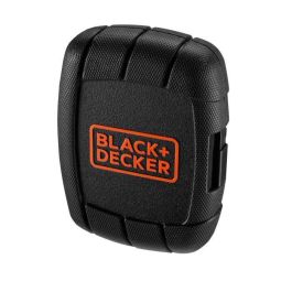 Black+Decker Kit Atornillar 45 piezas con destornillador de trinquete, soporte magnético, puntas Torx Phillips planas Hex y vasos