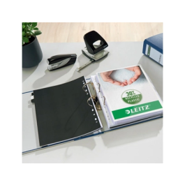 Leitz Archivador de Palanca 180º DIN A4 Maxi Polipropileno Lomo 80 mm Azul