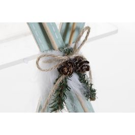 DKD Home Decor Decoración Colgante Navidad Fantasía Madera Diseño Ski Natural Verde Menta 7.5x2.5x17cm (Pack 12) DKD Home Decor Decoración Colgante Navidad Fantasía Madera Diseño Ski Natural Verde Menta 7.5x2.5x17cm (Pack 12)