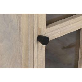 Mesita de Noche Home ESPRIT Natural Cristal Madera de mango 45 x 35 x 57 cm Mesita de Noche Home ESPRIT Natural Cristal Madera de mango 45 x 35 x 57 cm