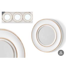Set 3 Espejos Redondo Blanco Dorado Giftdecor 76X2CM (8 Unidades) Precio: 48.50000045. SKU: B1C7EG6RCS