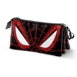 Marvel Spiderman Estuche Portatodo para Lápices Triple Negro, 3 Compartimentos, Material Ripstop Repelente al Agua, 1.00 L Precio: 11.49999972. SKU: B18BLY2FTW