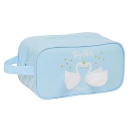 Zapatillero de Viaje Glow Lab Cisnes Azul claro 29 x 15 x 14 cm Precio: 7.79000057. SKU: B1GZL4JAFV